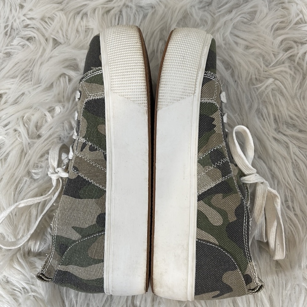 JELLYPOP COMFORT Green Camouflage Newstar Platform Sneaker Size 10 - Picture 9 of 14